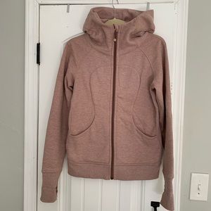 Lululemon scuba hoodie, blush, size 6